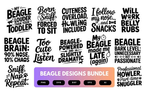 Beagle SVG Bundle: A Designer’s Stitch Test