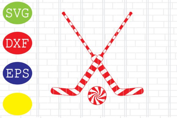 Candy Cane Hockey Goalie Sticks Svg Review