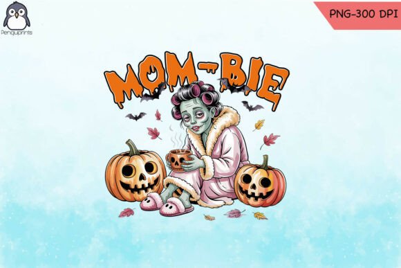 Funny Mom-Bie Morning Halloween PNG Review
