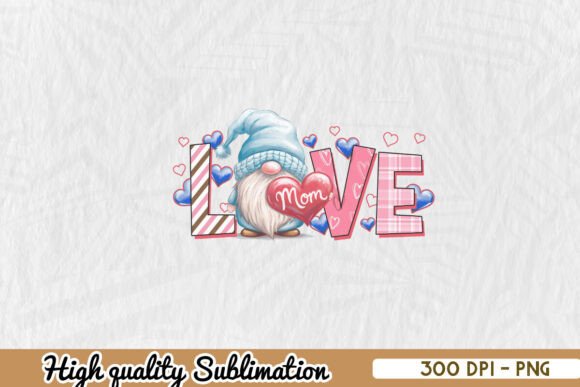 Love Mom Gnome Sublimation PNG: An Embroidery Review