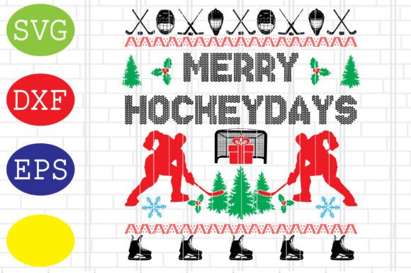 Merry Hockeydays SVG: A Designer’s Stitch Test