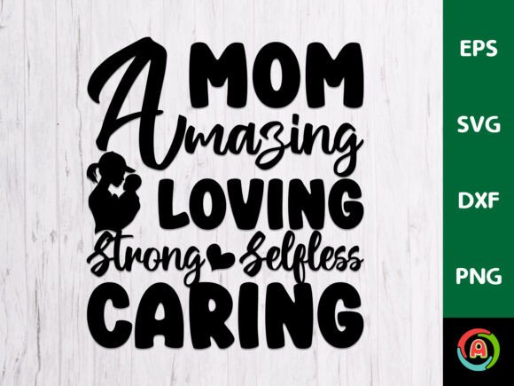 Mom Amazing Loving Strong: A Designer's Review