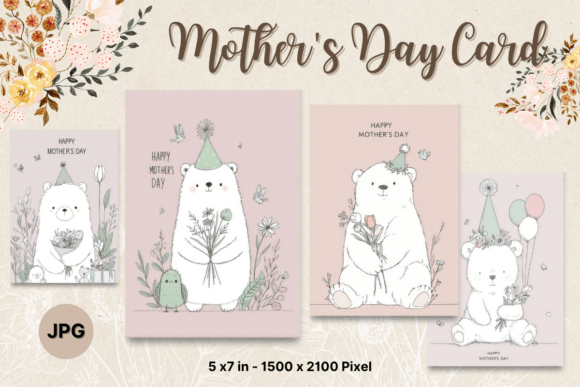 Mother s Day Card MOM Bear Postcard_7 Review